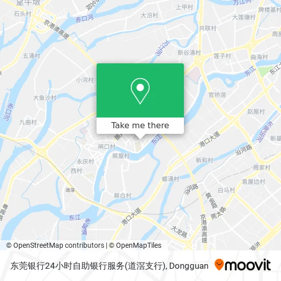 东莞银行24小时自助银行服务(道滘支行) map