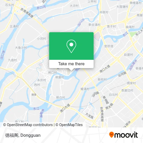 德福阁 map