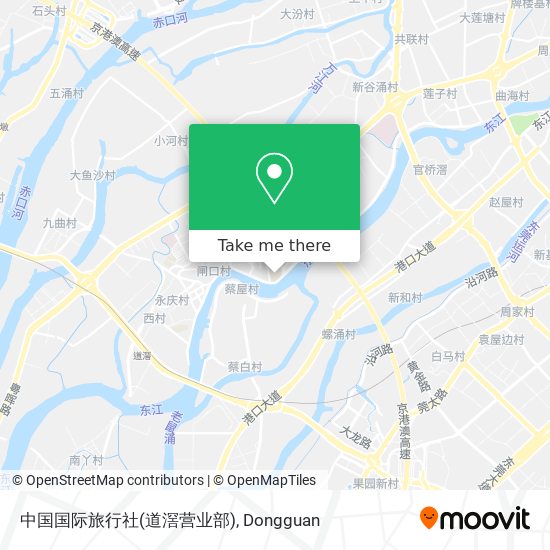 中国国际旅行社(道滘营业部) map