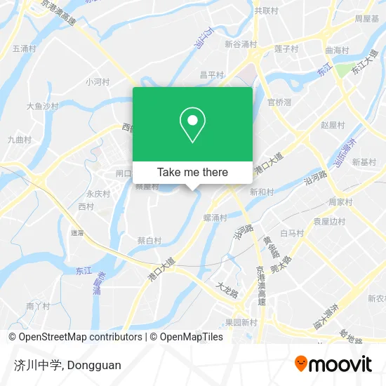济川中学 map