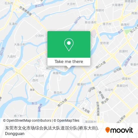 东莞市文化市场综合执法大队道滘分队(桥东大街) map