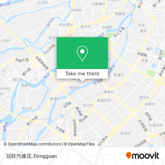 冠联汽修店 map