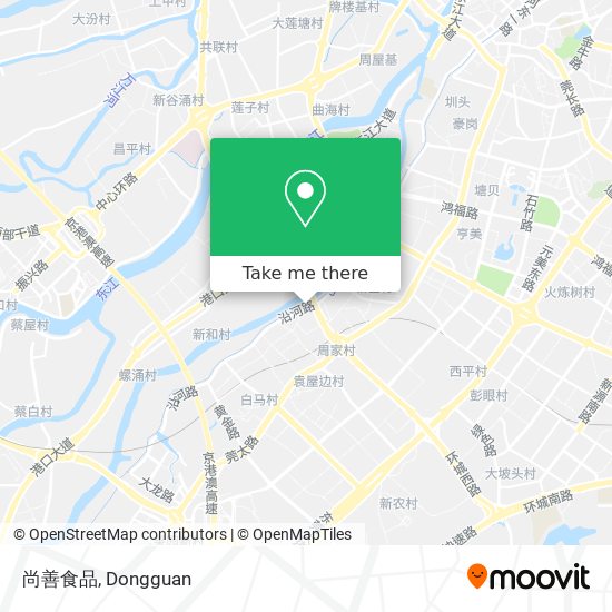 尚善食品 map