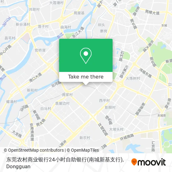 东莞农村商业银行24小时自助银行(南城新基支行) map
