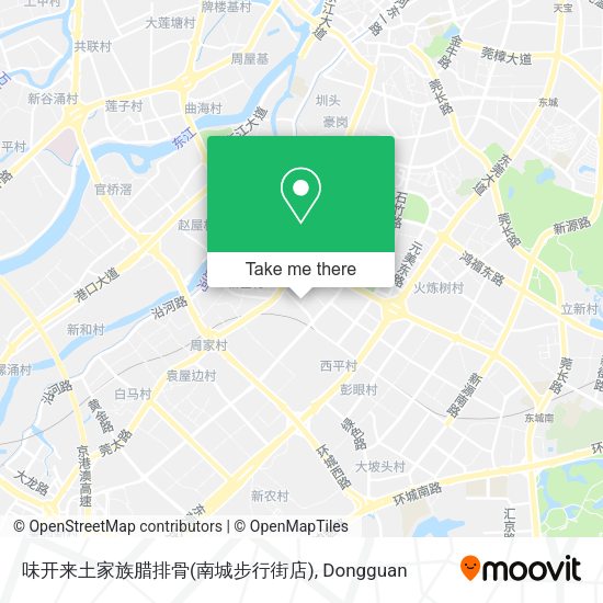 味开来土家族腊排骨(南城步行街店) map