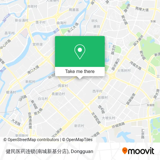 健民医药连锁(南城新基分店) map