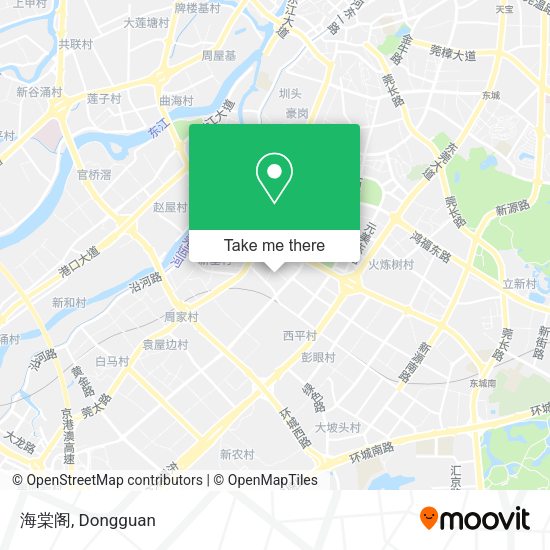 海棠阁 map