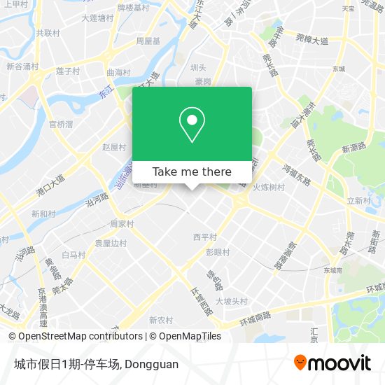 城市假日1期-停车场 map