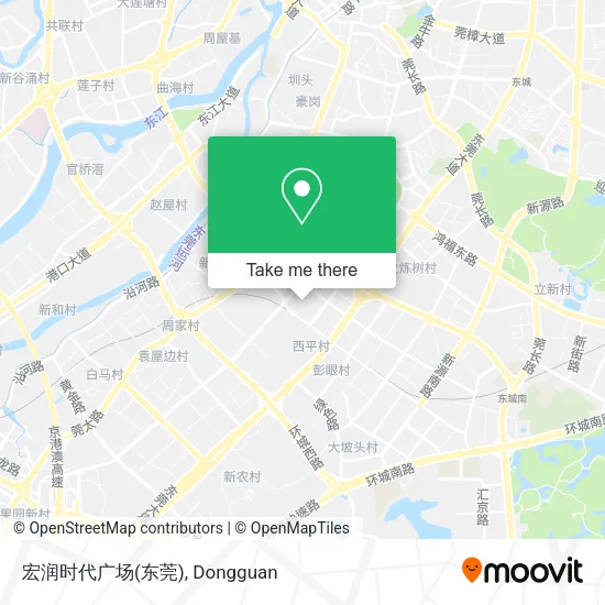 宏润时代广场(东莞) map