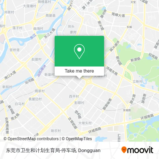东莞市卫生和计划生育局-停车场 map
