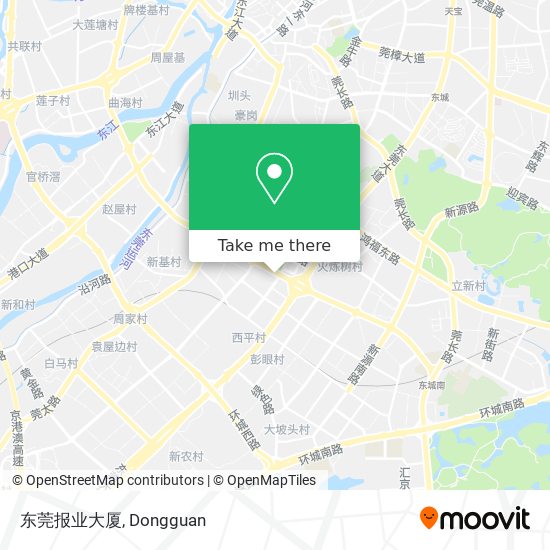 东莞报业大厦 map
