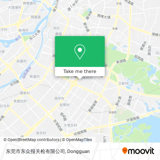 东莞市东众报关检有限公司 map