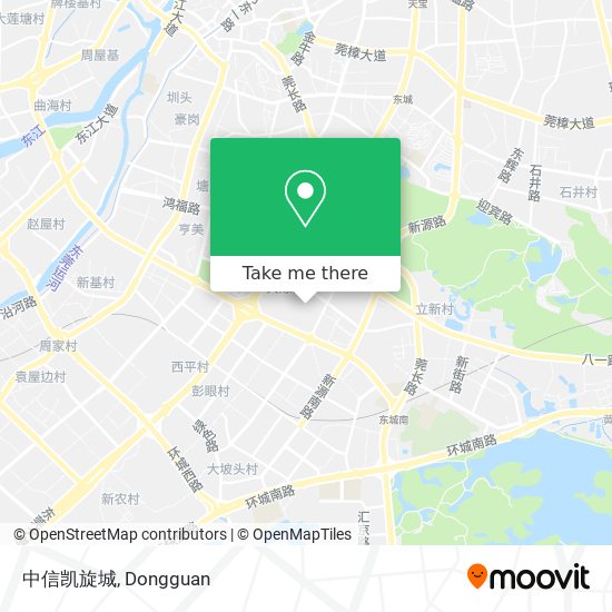 中信凯旋城 map