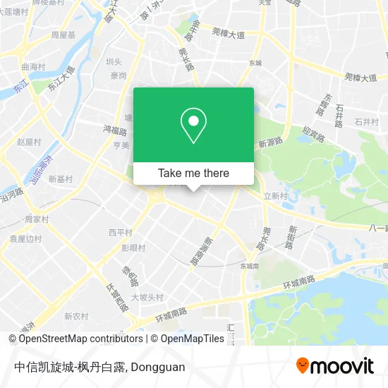 中信凯旋城-枫丹白露 map