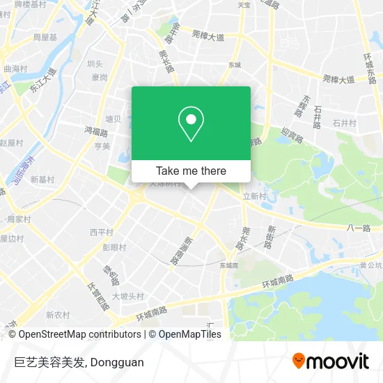 巨艺美容美发 map