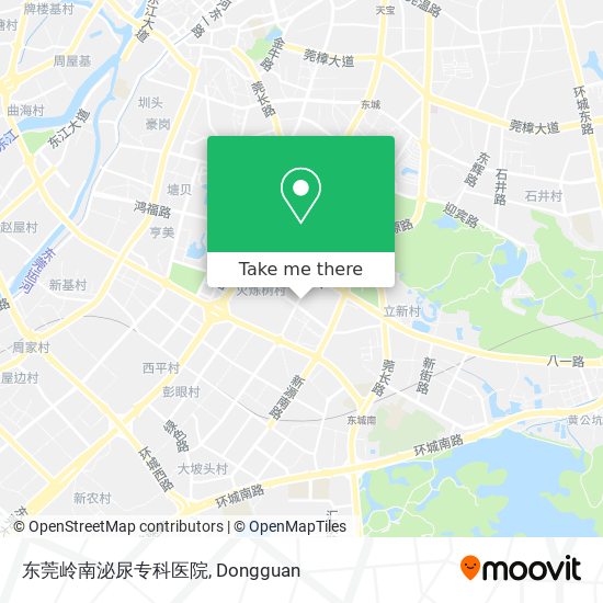 东莞岭南泌尿专科医院 map