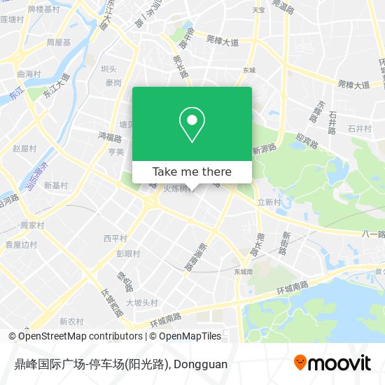 鼎峰国际广场-停车场(阳光路) map