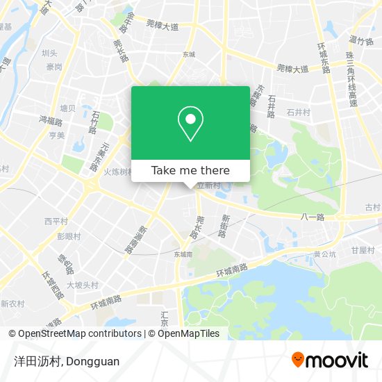 洋田沥村 map