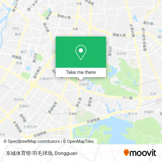 东城体育馆-羽毛球场 map