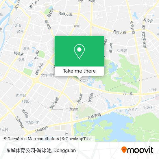 东城体育公园-游泳池 map