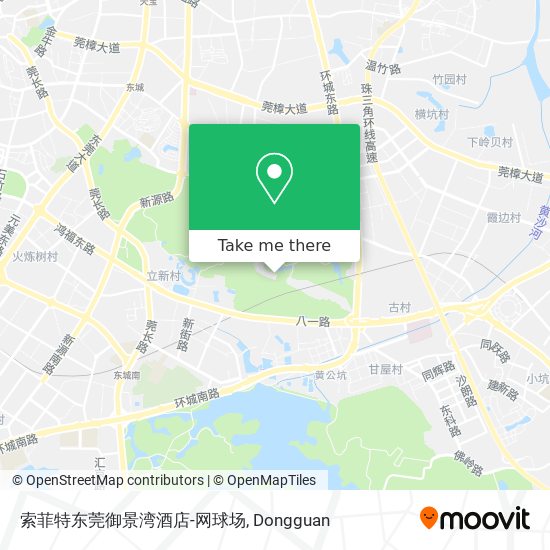 索菲特东莞御景湾酒店-网球场 map