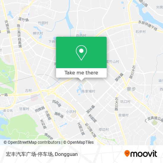 宏丰汽车广场-停车场 map