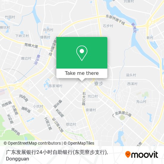 广东发展银行24小时自助银行(东莞寮步支行) map