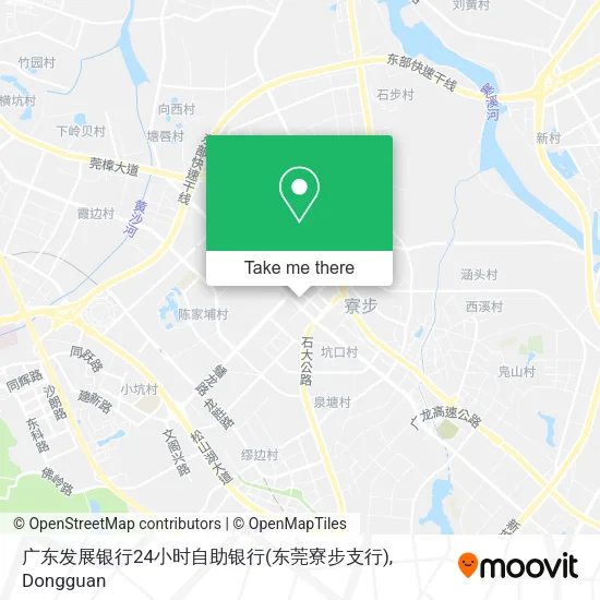广东发展银行24小时自助银行(东莞寮步支行) map