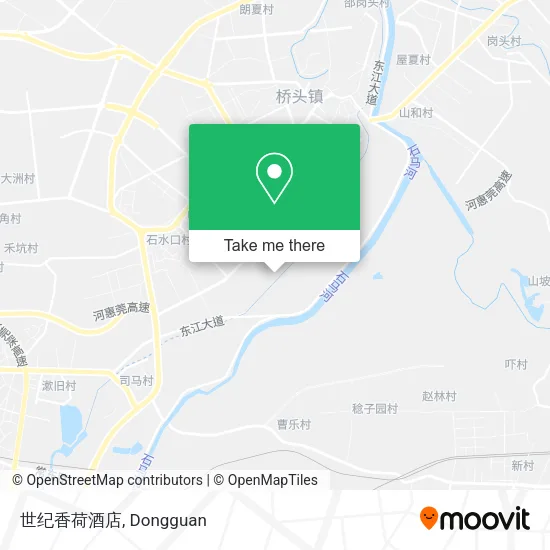 世纪香荷酒店 map