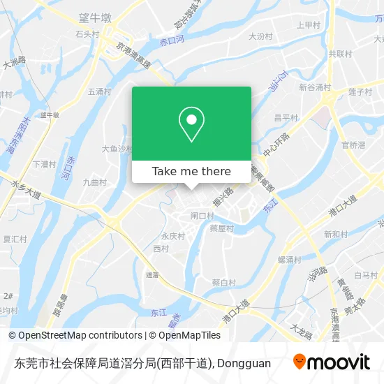 东莞市社会保障局道滘分局(西部干道) map