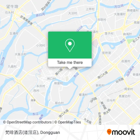 梵啡酒店(道滘店) map