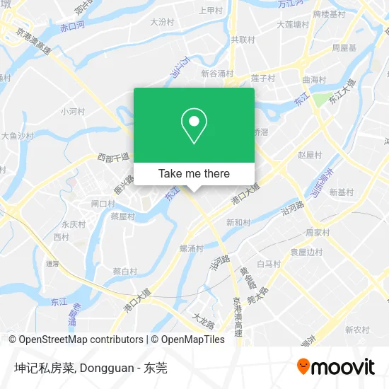 坤记私房菜 map