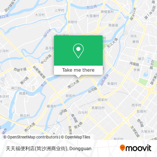 天天福便利店(简沙洲商业街) map