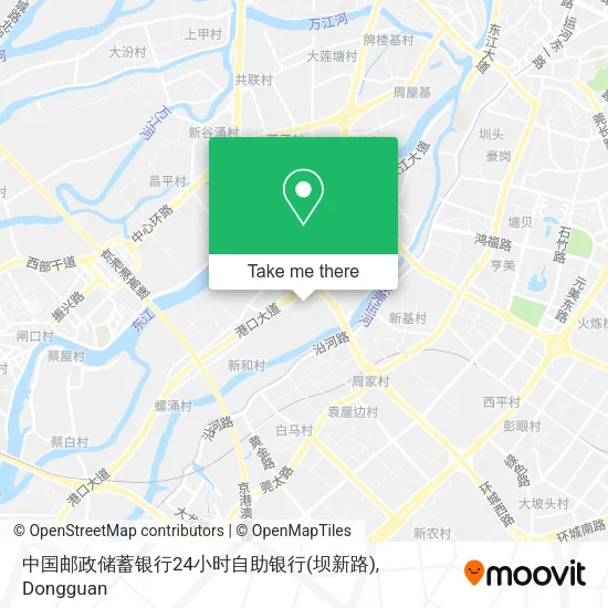 中国邮政储蓄银行24小时自助银行(坝新路) map