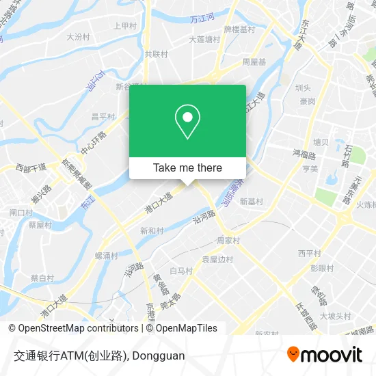 交通银行ATM(创业路) map