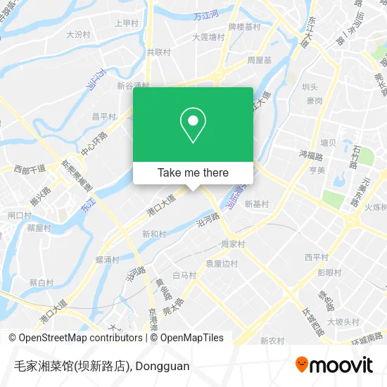 毛家湘菜馆(坝新路店) map