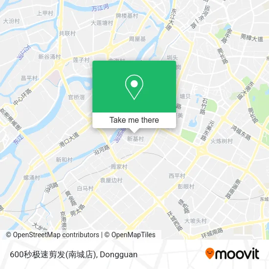 600秒极速剪发(南城店) map