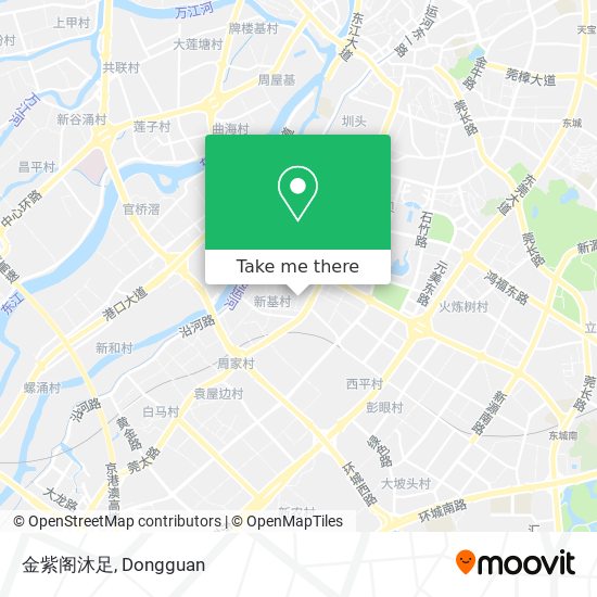 金紫阁沐足 map