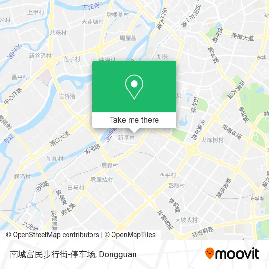 南城富民步行街-停车场 map