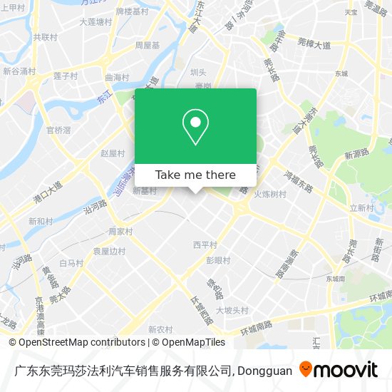 广东东莞玛莎法利汽车销售服务有限公司 map