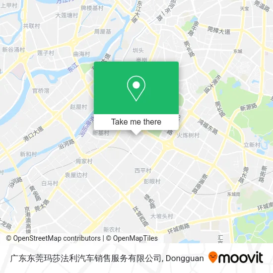 广东东莞玛莎法利汽车销售服务有限公司 map