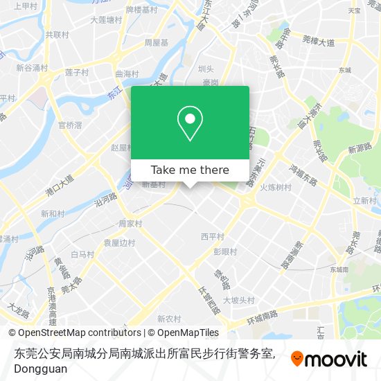 东莞公安局南城分局南城派出所富民步行街警务室 map