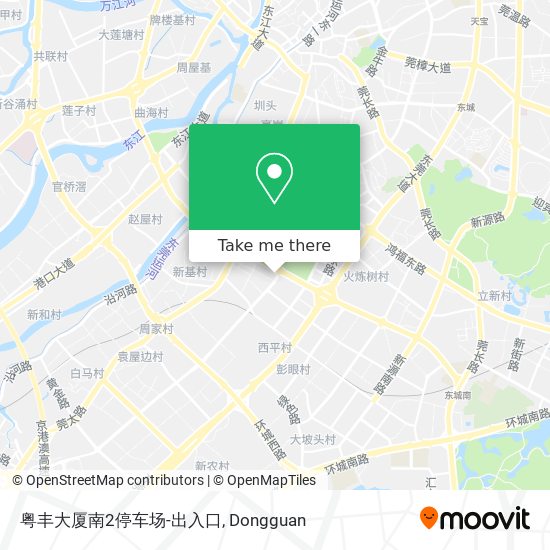 粤丰大厦南2停车场-出入口 map