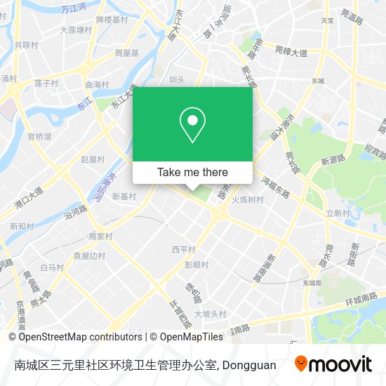 南城区三元里社区环境卫生管理办公室 map