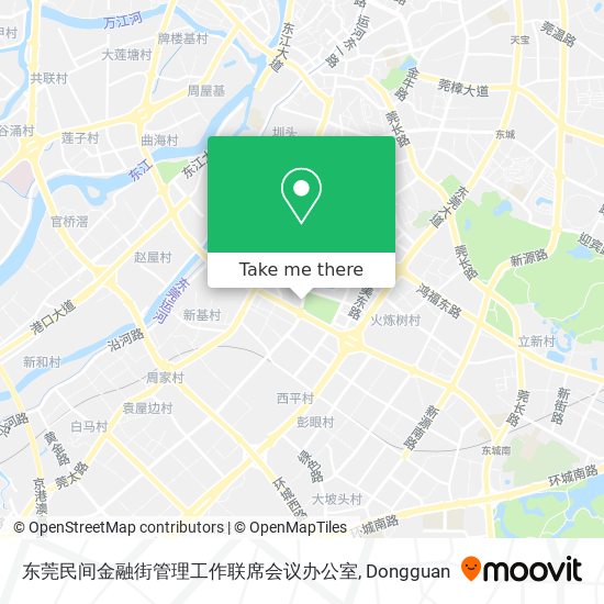 东莞民间金融街管理工作联席会议办公室 map