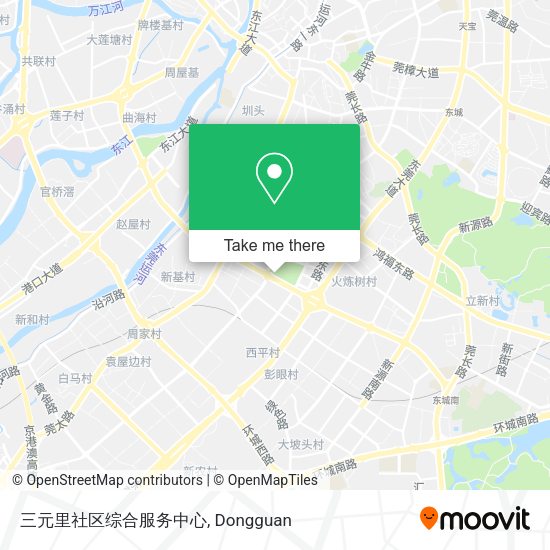 三元里社区综合服务中心 map