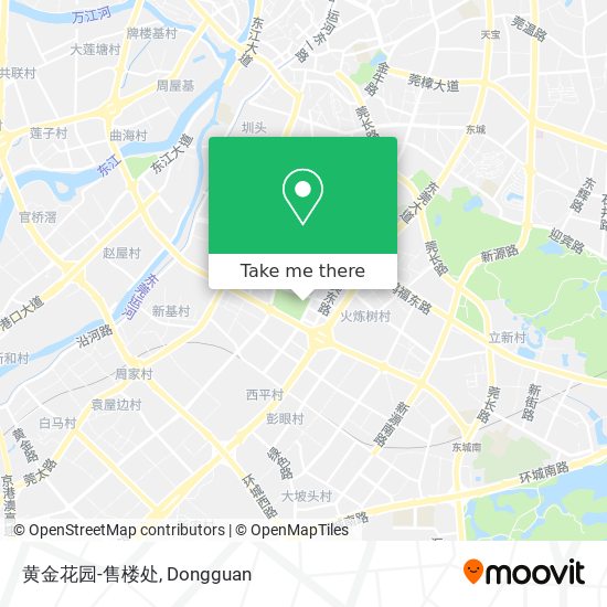 黄金花园-售楼处 map