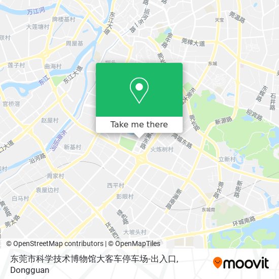 东莞市科学技术博物馆大客车停车场-出入口 map