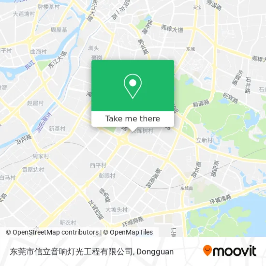 东莞市信立音响灯光工程有限公司 map
