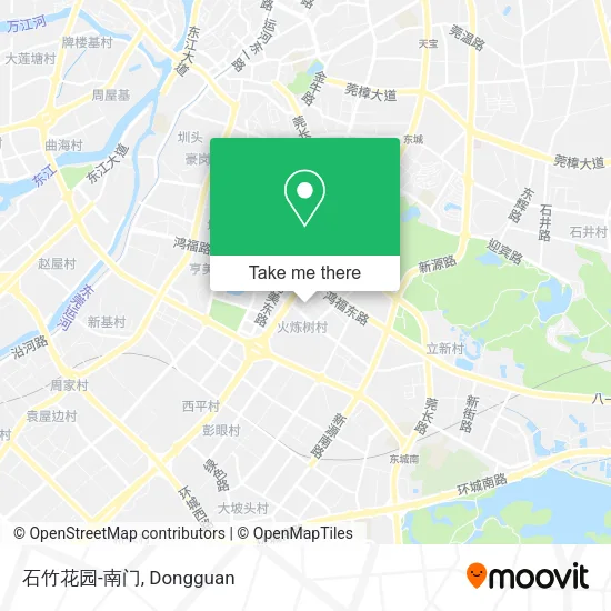 石竹花园-南门 map